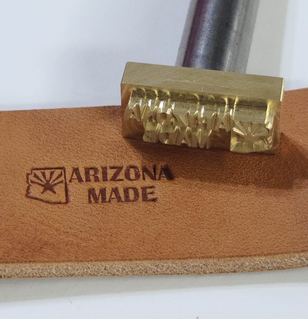 Arizona Made Stamp - Leather Stamp Maker